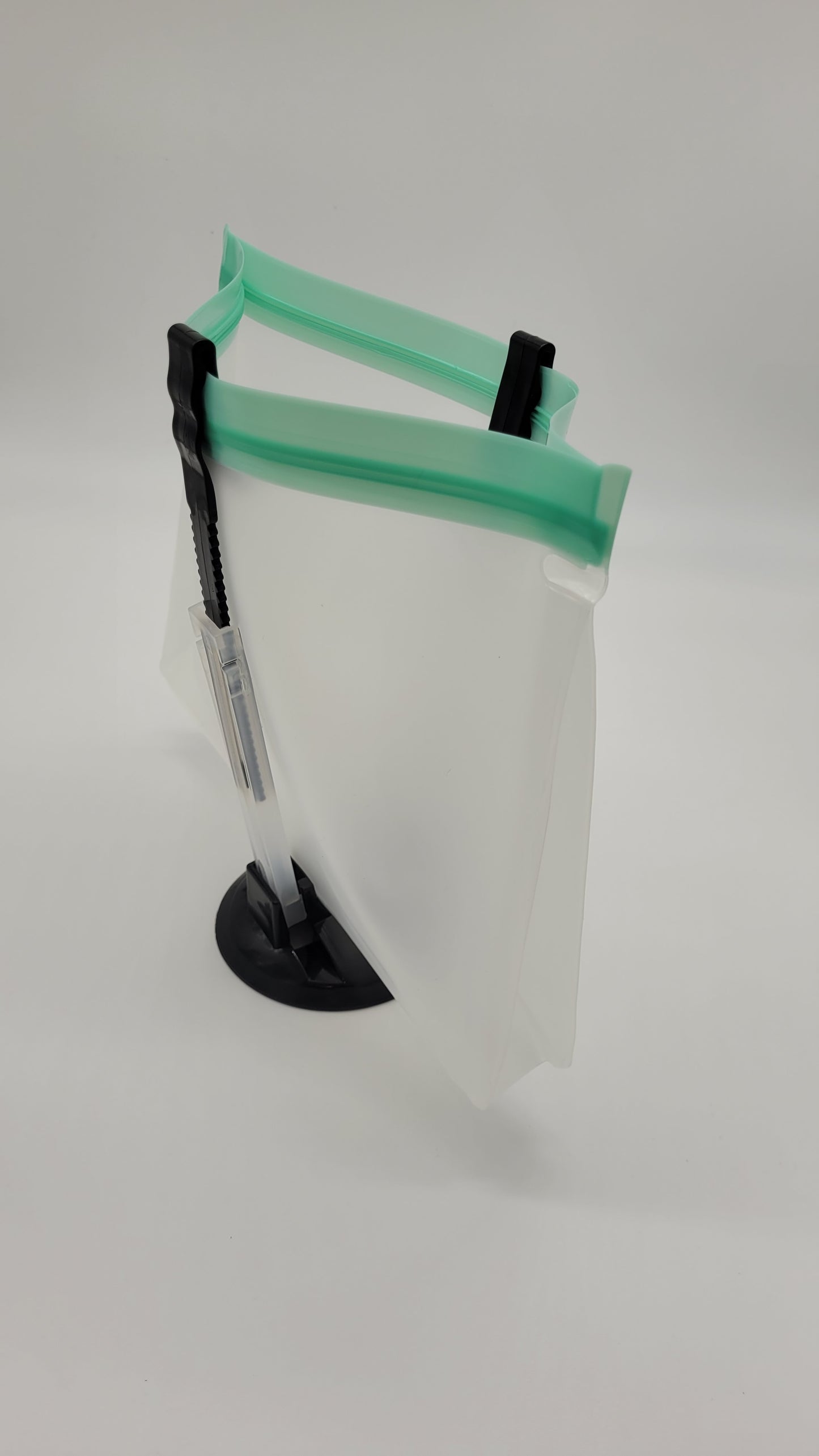 4 Pack Baggy Holder Stands for Food Prep | Meal Planning | Holds Food Storage Bags | 4 pcs | Hands-Free to fill food storage bags