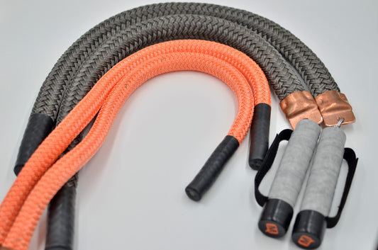Split Ropes® Adaptive Jump Ropes Combo with Grip Assist BULL and BUFFALO