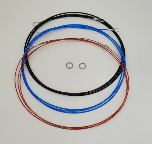 Custom Length Replacement Cable for Speed Rope with Split Rings